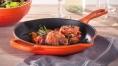 Le Creuset Grillpfanne Signature rund in ofenrot