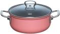 Riess Fleischtopf aus Emaille in pink
