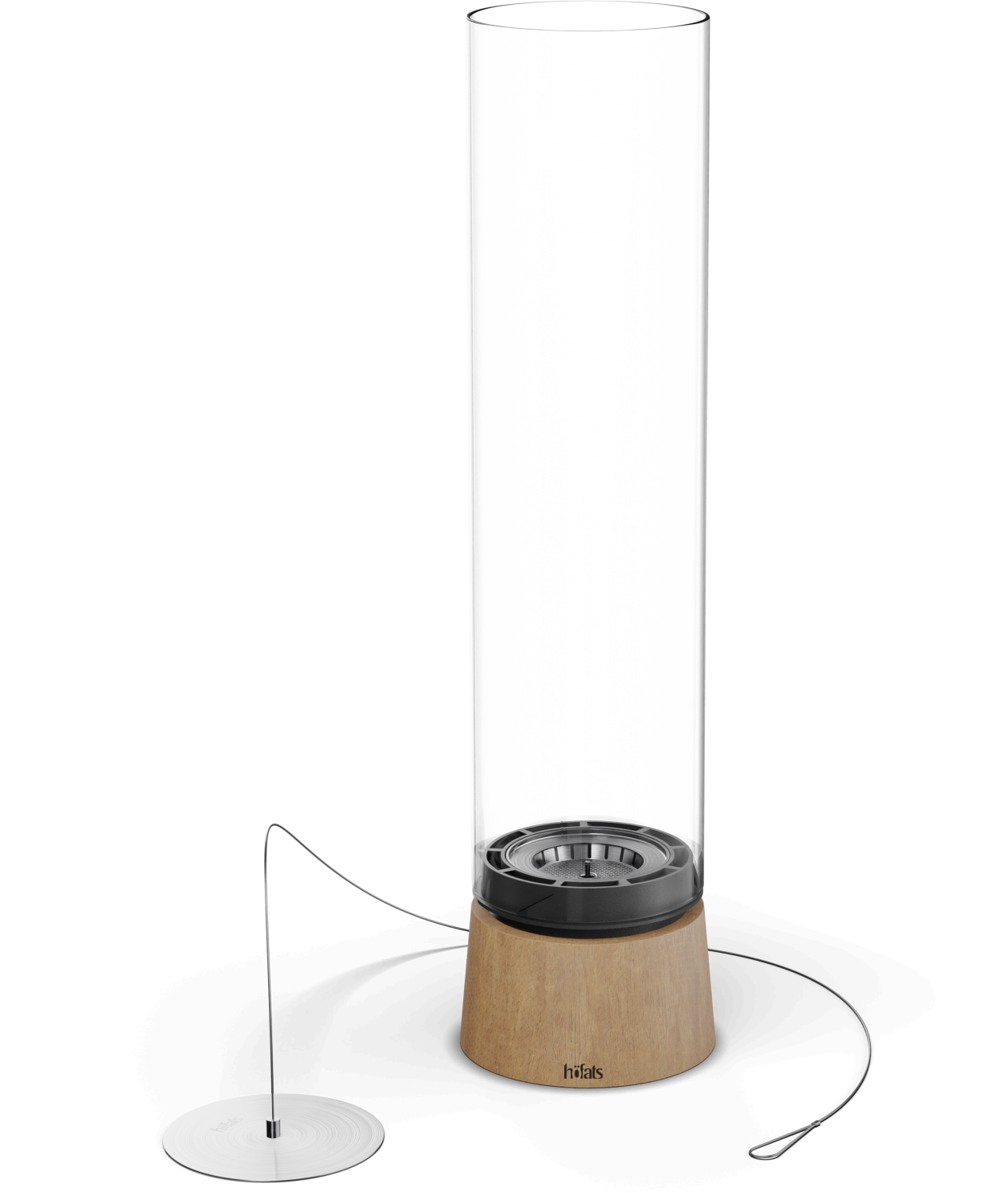 höfats SPIN air 1200 Tischfeuer Eiche
