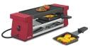 Spring Raclette2 Compact rot Aluminiumguss Raclette-Grill mit Pfännchen
