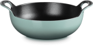 Le Creuset Balti Dish sea salt gusseiserne Schale mit Griffen