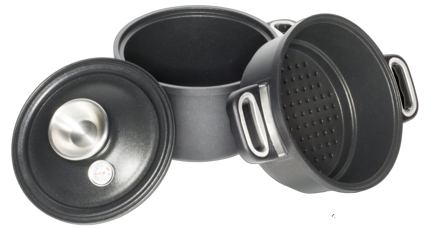 AMT Topf-Set Induktion für wasserloses Kochen, rund