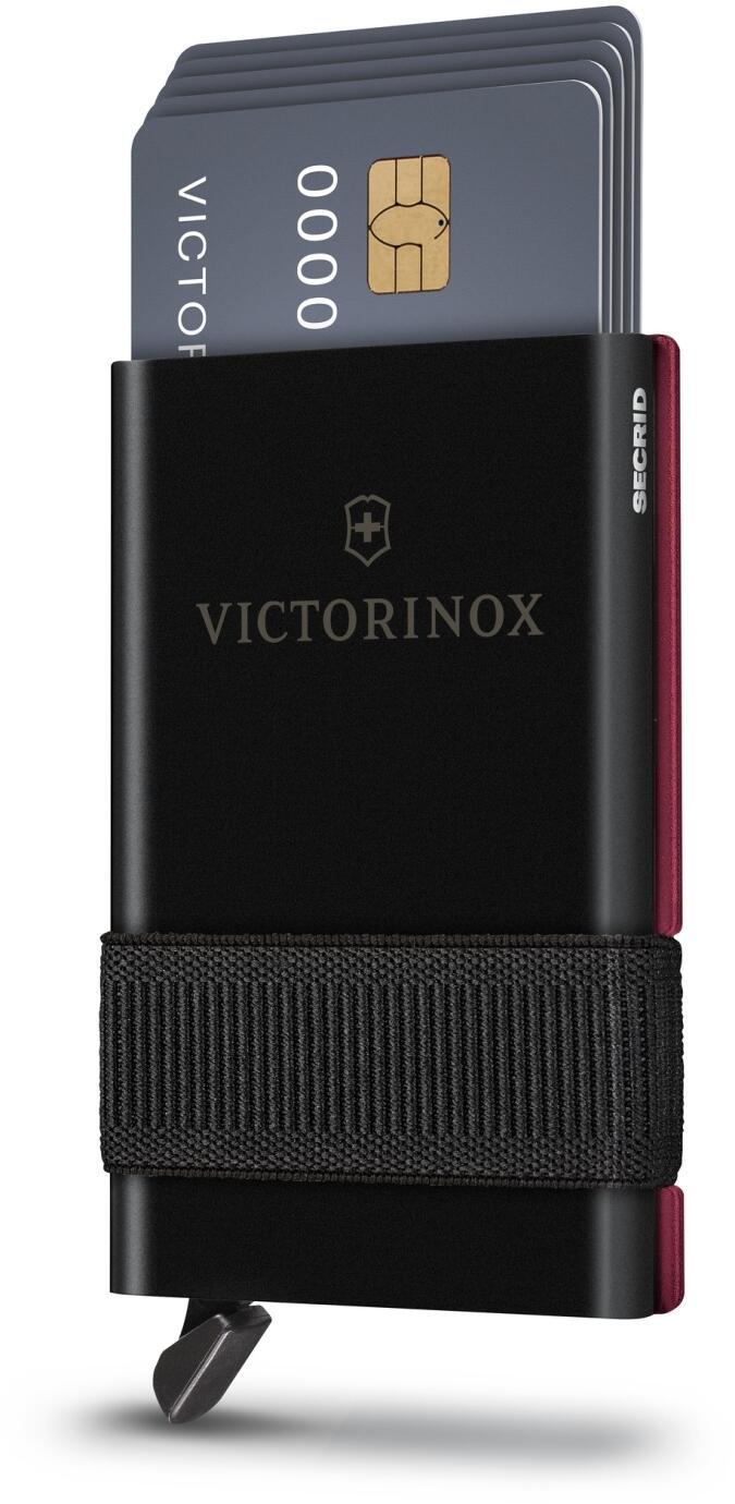 Victorinox Smart Card Wallet rot mit Kartenfach und Gummiband