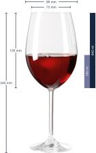 Leonardo Bordeauxglas DAILY 640 ml, 6er-Set