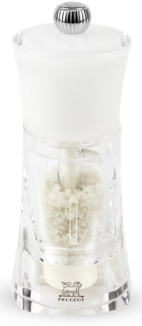 Peugeot Feuchtsalzmühle Molène u'Select Z weiß, transparentes Mahlwerk