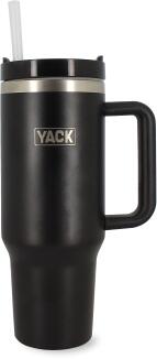 YACK Thermobecher mit Henkel in schwarz