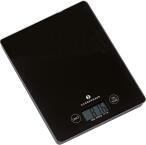 Zassenhaus Digitalwaage BALANCE schwarz Küchenwaage mit Display und Tarafunktion