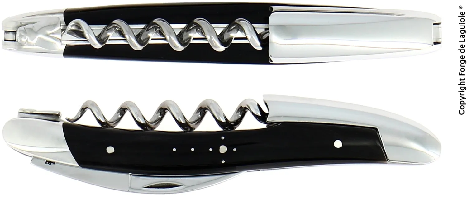 Forge de Laguiole Sommeliermesser in marmorierter Hornspitze