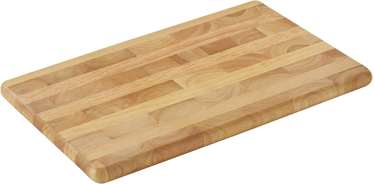 Zassenhaus Tranchierbrett aus Gummibaum (Stirnholz)