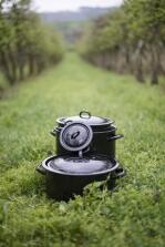 Riess Deckel aus Schwarzemaille