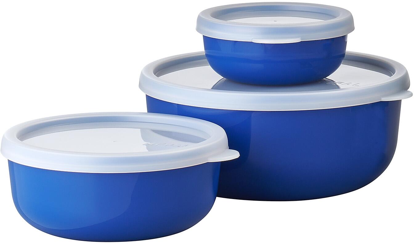 Mepal LUMINA Aufbewahrungsdosen-Set 3-tlg. vivid blue mit Deckeln