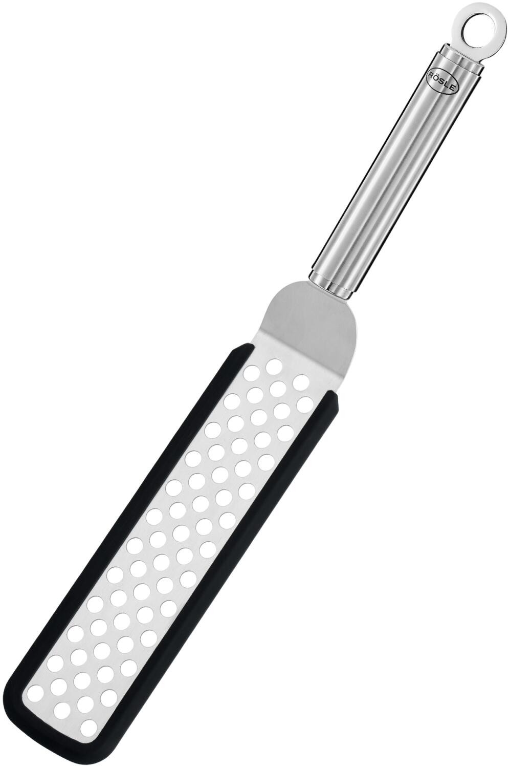 Rösle Wender mit Silikonrand und Rundgriff mit Loch zum