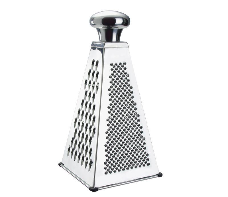 Küchenprofi Reibe Quadro Edelstahl Vierkantreibe mit Griff