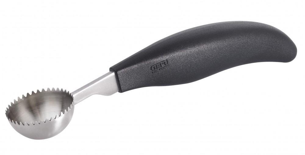 GEFU Kugelausstecher Boceli Eiskugellöffel mit gezacktem Rand