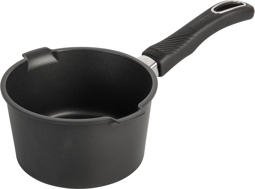 Gastrolux Guss-Kochtopf mit Stiel EVO INDUKTION - 16 cm / 15 cm / 9,5 cm / 1,3 l