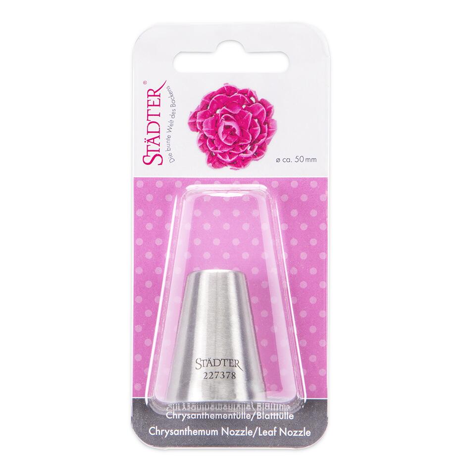 Städter Chrysanthementülle Blatttülle 16 mm Spritztülle Edelstahl