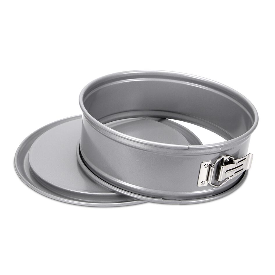 Städter Springform 24 cm silber mit Flachboden und Verschluss