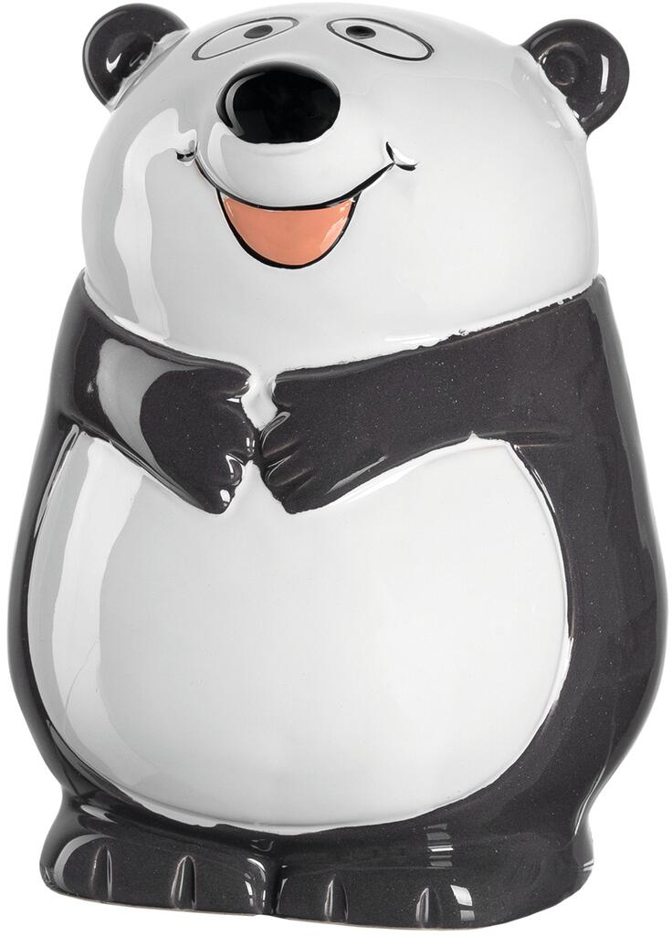Leonardo BAMBINI Panda Spardose 12,2 cm Keramik weiß-schwarz