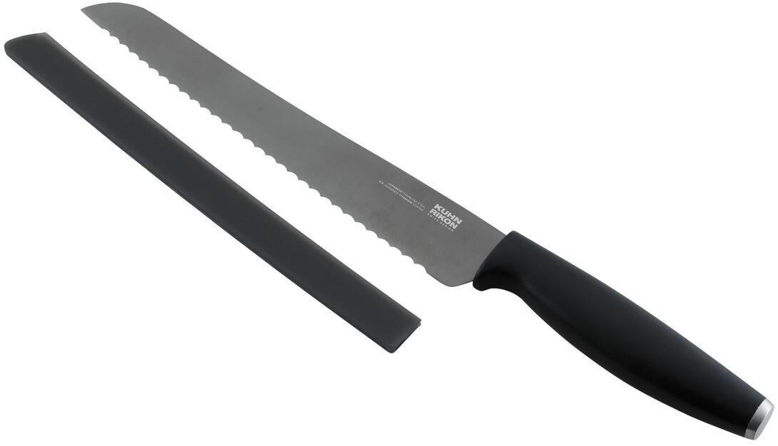 Kuhn Rikon COLORI Titanium Brotmesser graphit mit Klingenschutz
