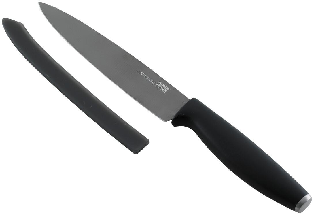 Kuhn Rikon COLORI Titanium Allzweckmesser graphit mit Klingenschutz