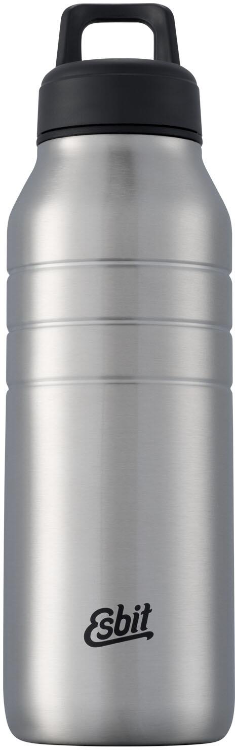 Esbit MAJORIS Edelstahl Trinkflasche 680ml silber mit Tragegriff