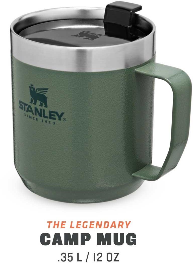 Stanley Camp Mug 0,35l grün Thermobecher mit Deckel