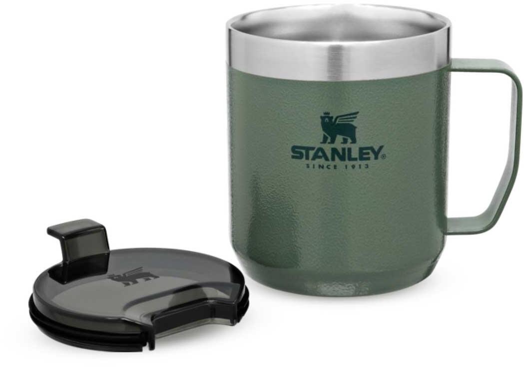 Stanley Camp Mug 0,35l grün mit Deckel aus Edelstahl
