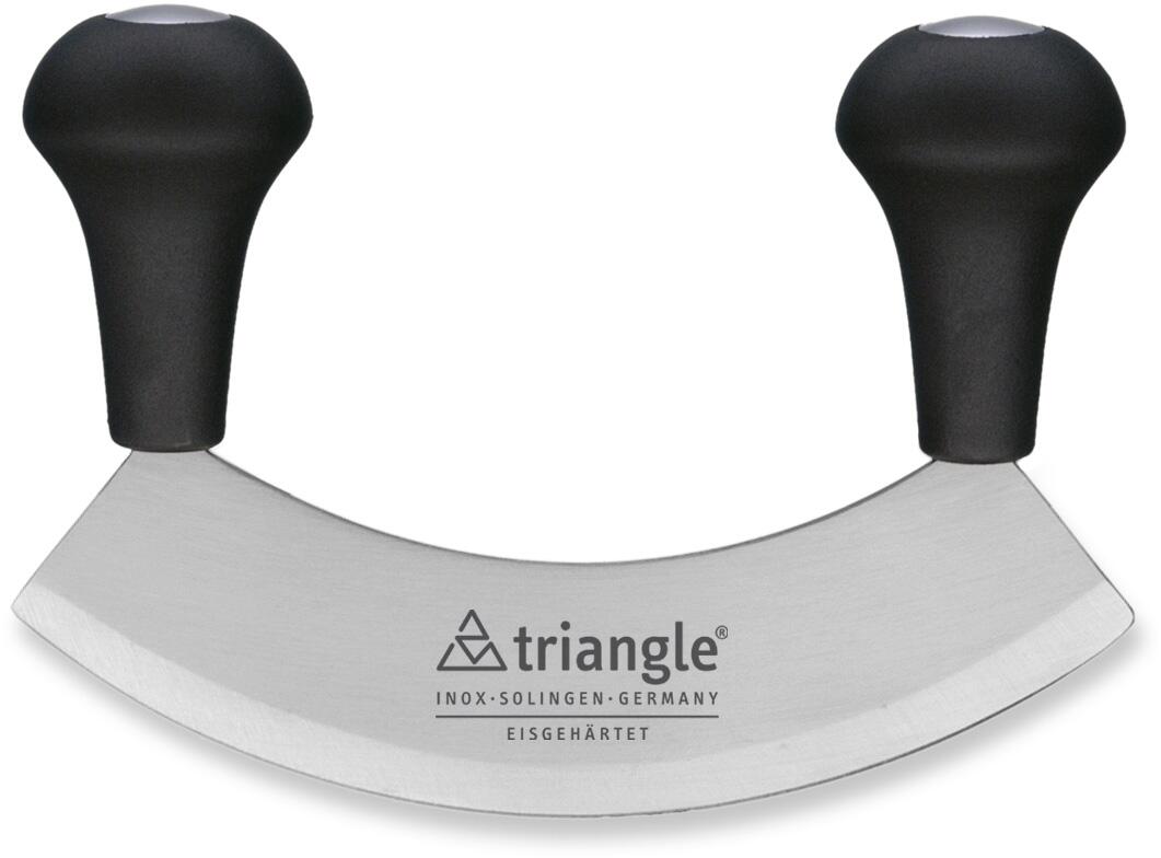 triangle Wiegemesser 14 cm einschneidig gehärtet mit Doppelgriff