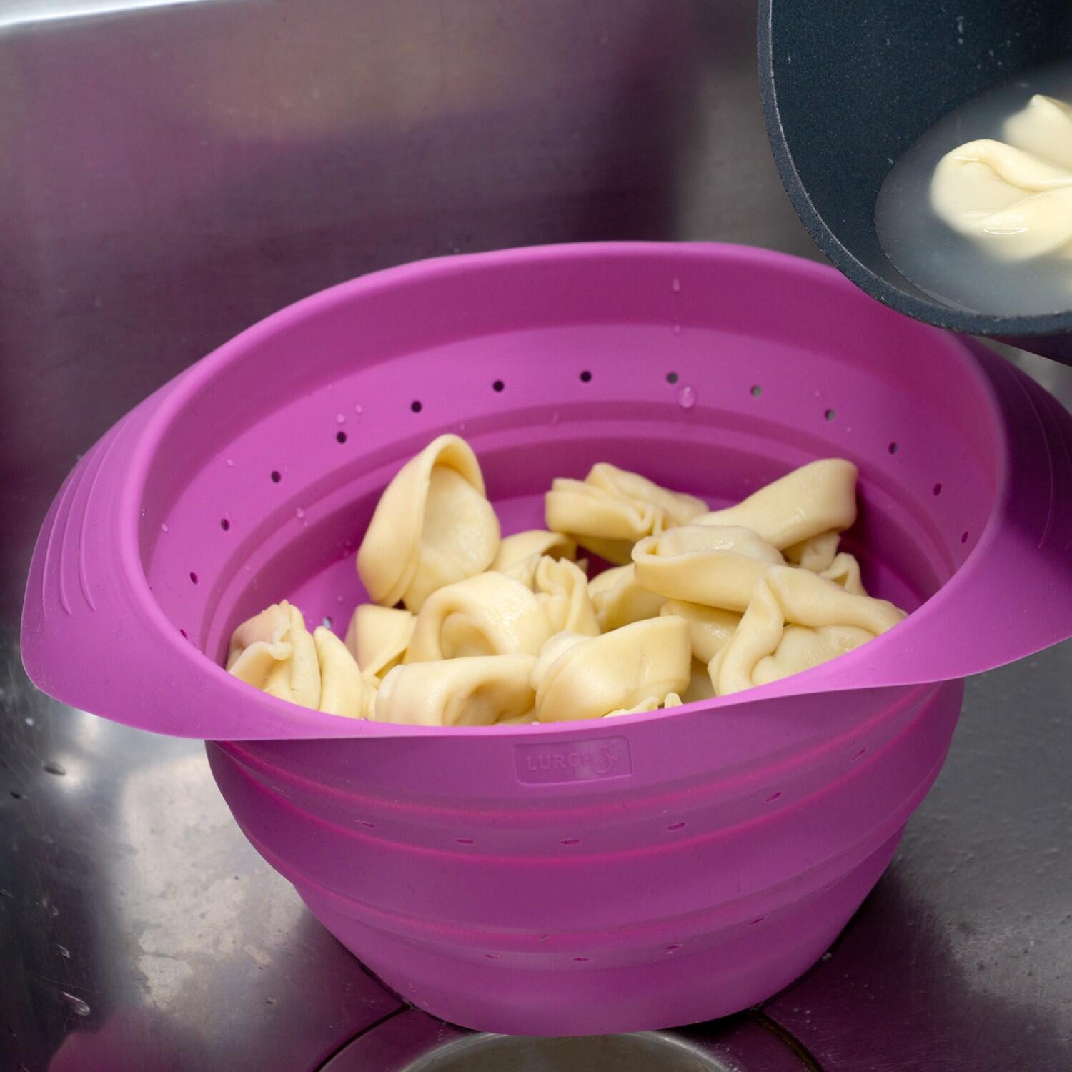 Lurch Faltsieb Silikon 2l grape