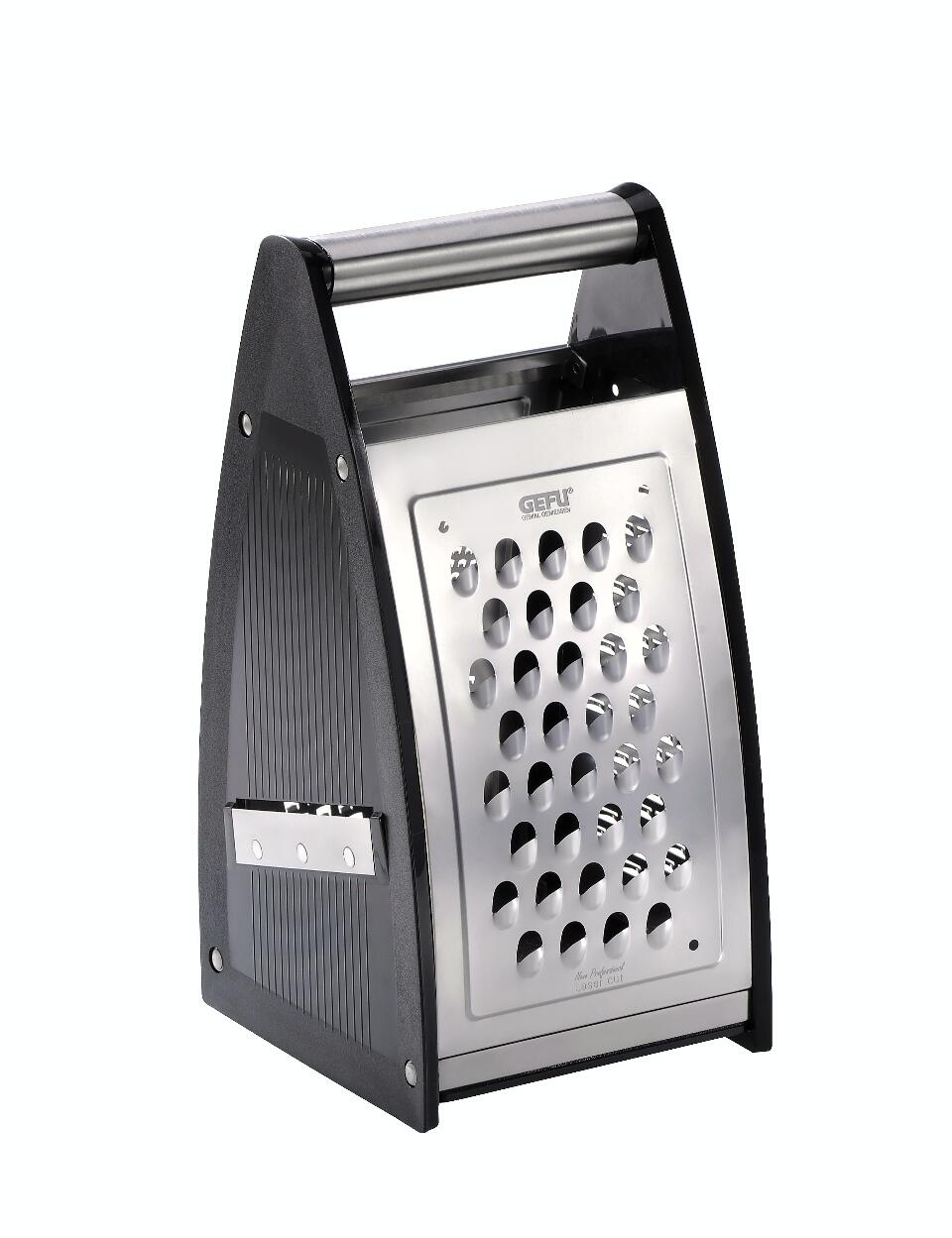 GEFU Vierkantreibe QUINTO Edelstahl Küchenreibe mit Griff