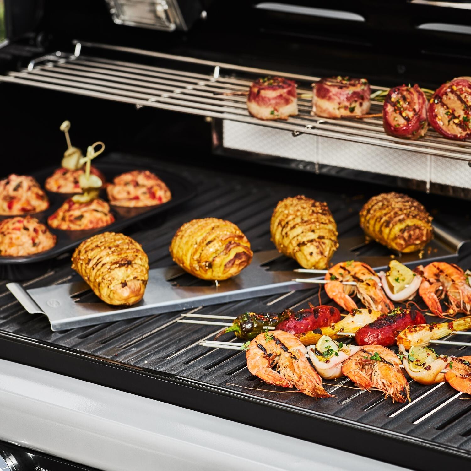 Rösle Kartoffelhalter für Grillkartoffeln auf dem Grillrost