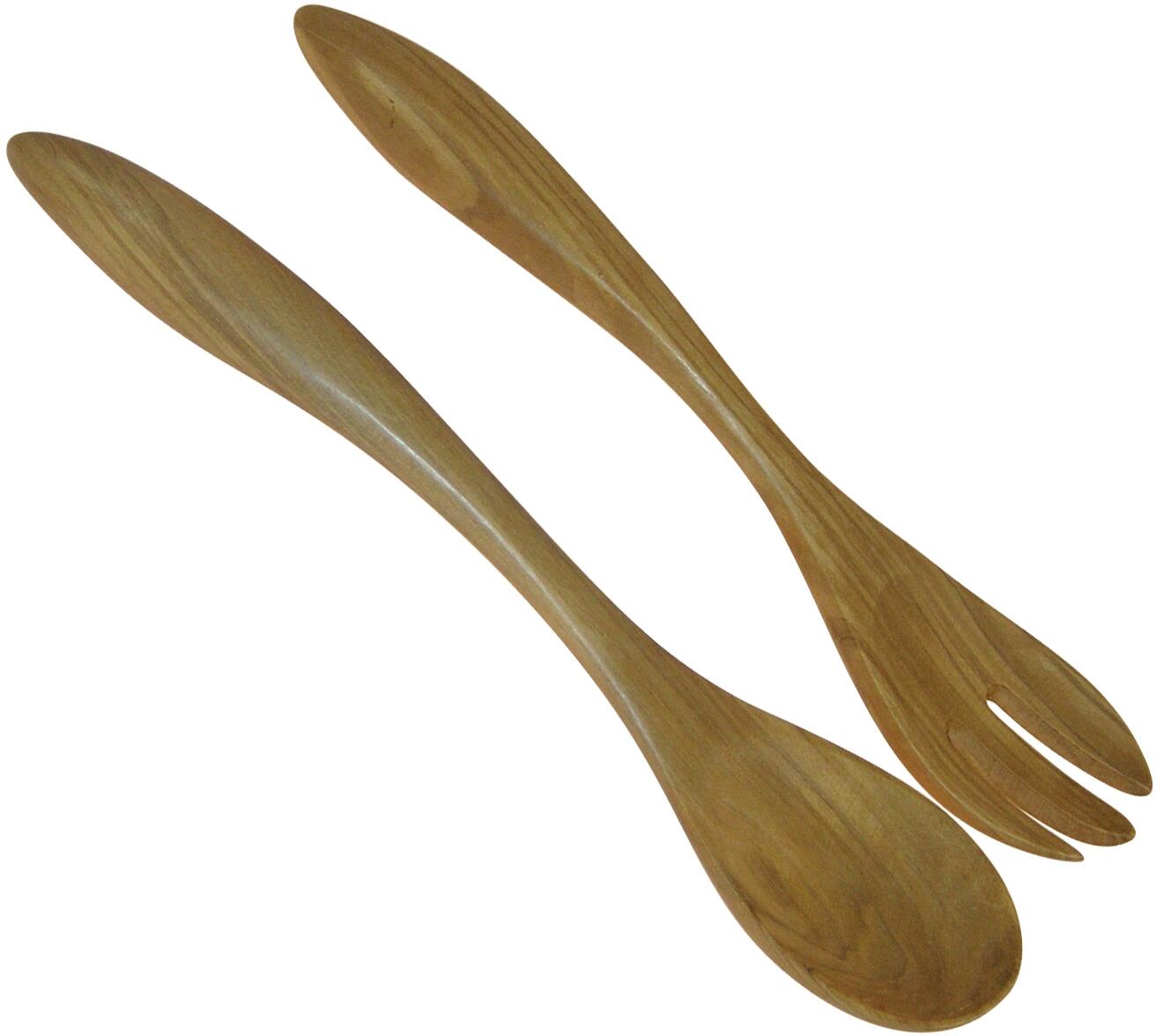 Bérard Salatbesteck TERRA aus Holz, 2-teiliges Set