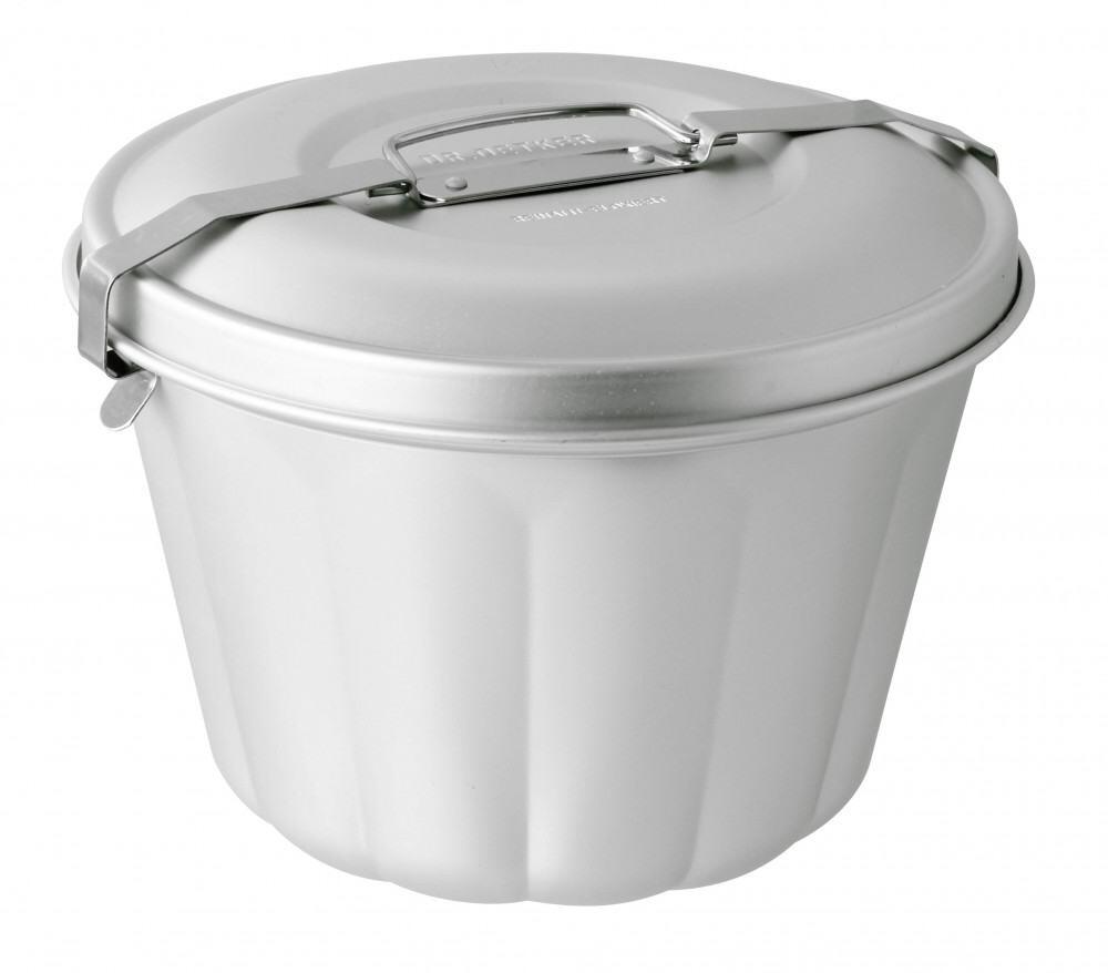 Dr. Oetker Wasserbadform Classic mit Deckel aus Aluminium