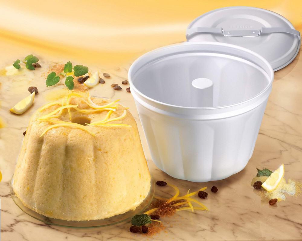 Dr. Oetker Wasserbadform Classic Puddingform mit Deckel und Dessert