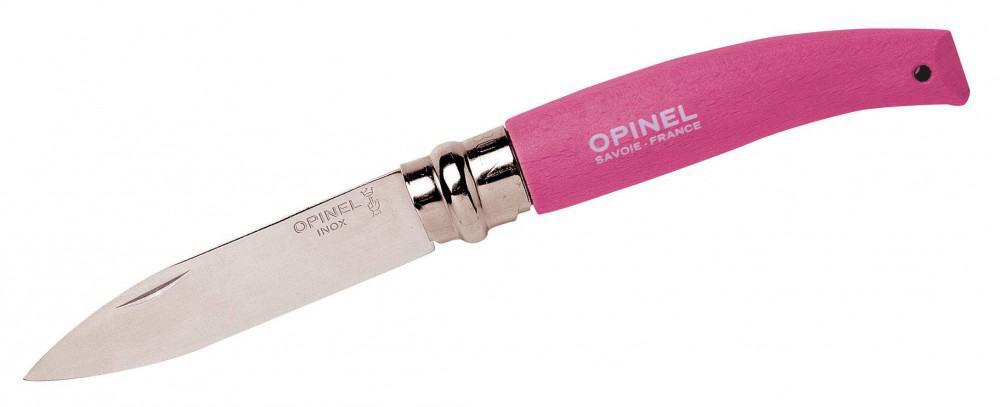 Opinel Garten-Set Werkzeuge Gärtners 3-teilig Messer pink