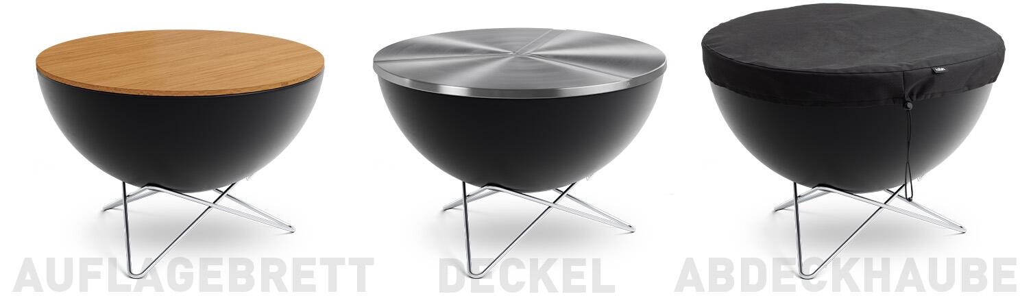 höfats BOWL 70 Abdeckhaube schwarz für Feuerschale Abdeckhaube