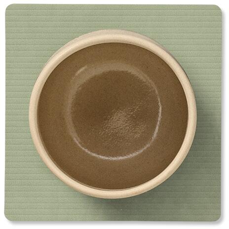 Lind DNA Glasuntersetzer Square Corduroy Olive Green 4er Set