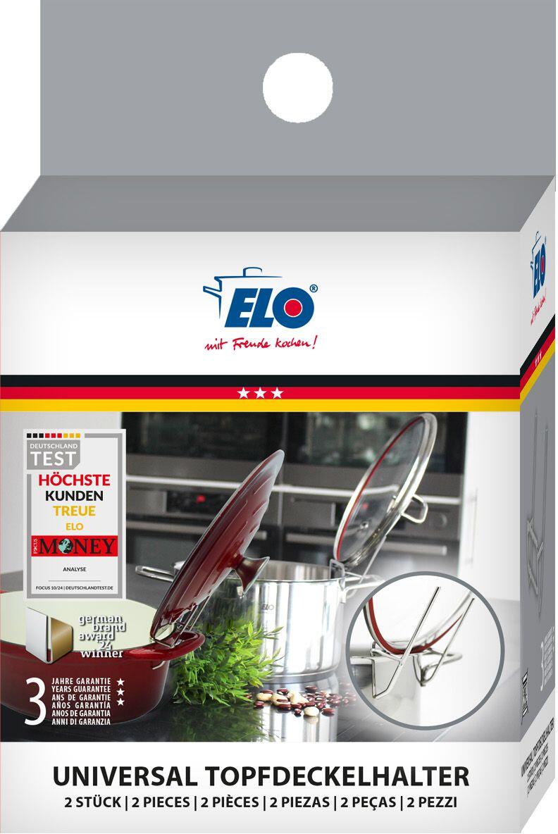 ELO Universal Topfdeckelhalter 2er-Set mit zwei Topfdeckelhaltern