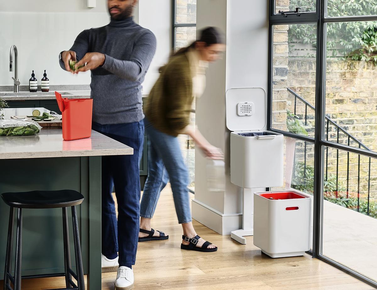Joseph Joseph Totem Compact 40 Graphite Abfallbehälter Küche