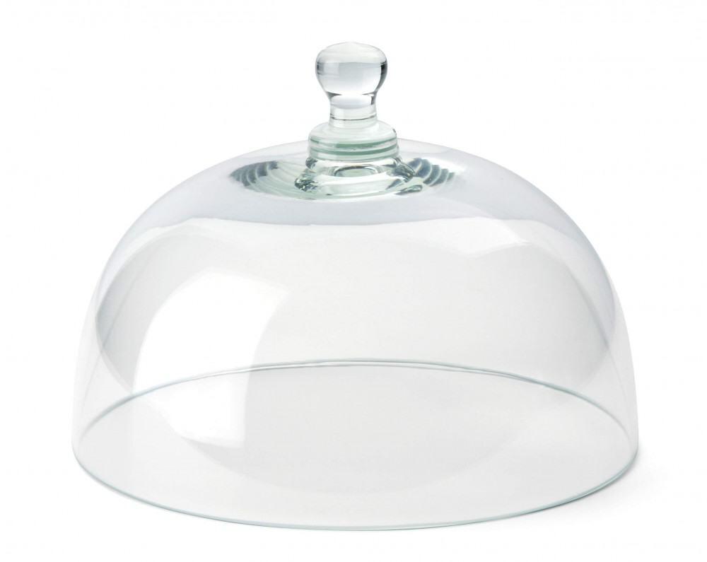 Continenta Käseglocke aus Glas mit Griffknauf transparent