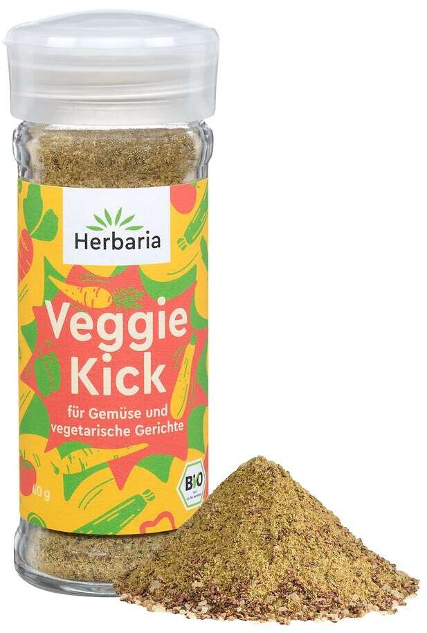 Herbaria Veggie Kick Gewürzmischung im Glas-Streuer Bio für Gemüse