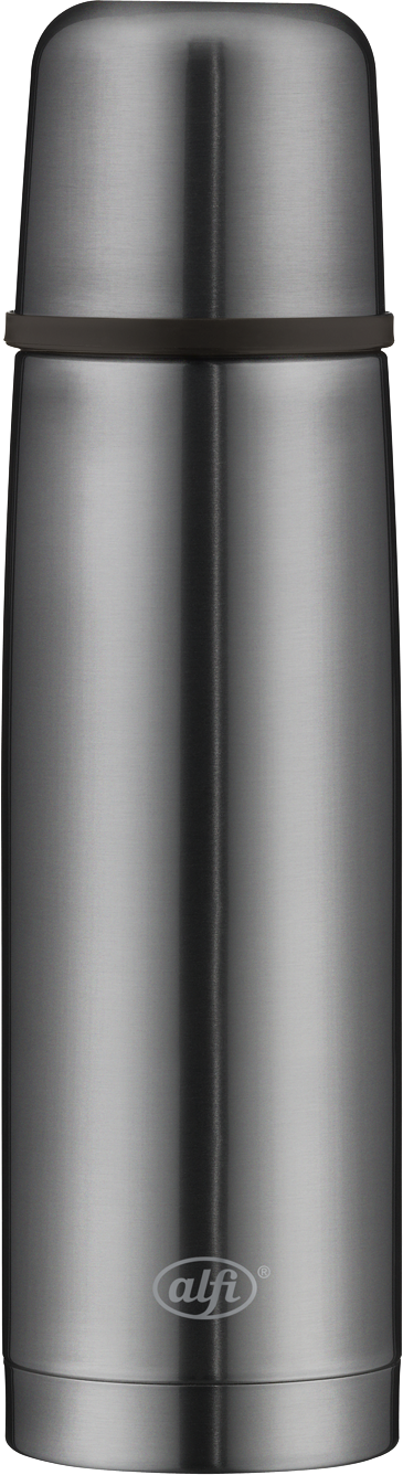 alfi isoTherm Perfect Isolierflasche Automatikverschluss cool grey matt