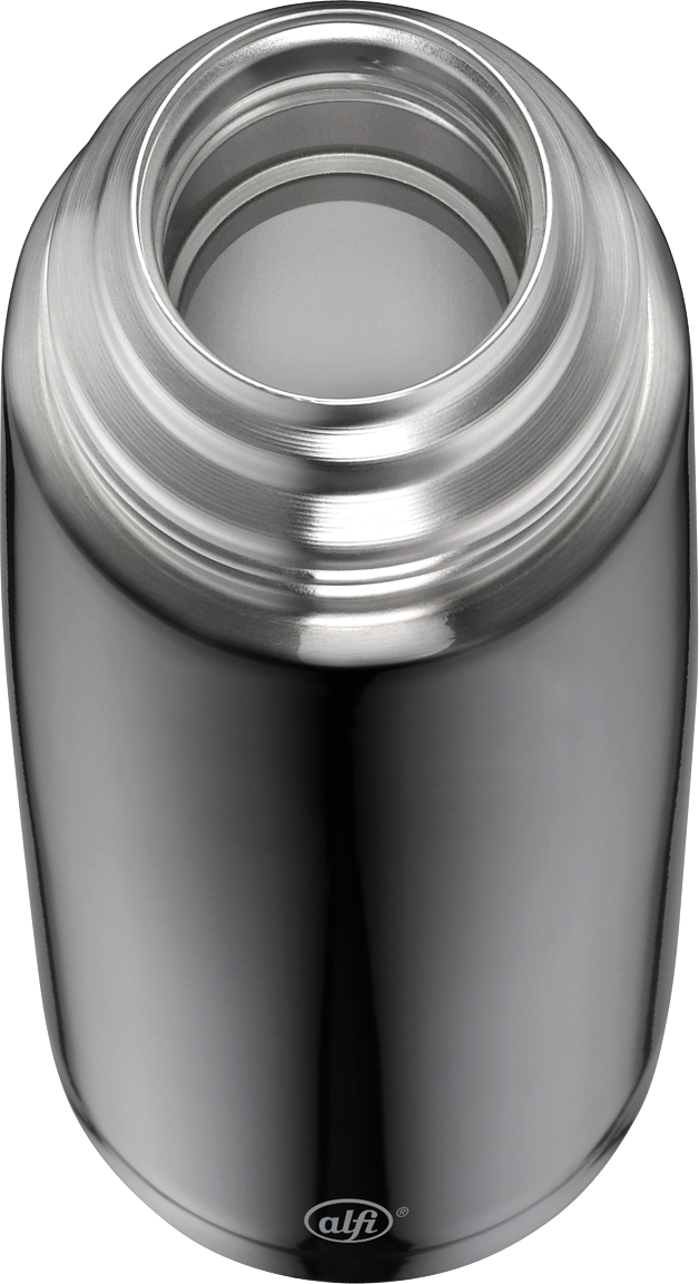 alfi isoTherm Perfect Isolierflasche cool grey matt offen