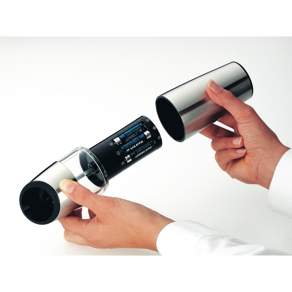 WMF Elektrische Kippmühle WMF Elektrische Mühle Batteriebetrieb Edelstahl