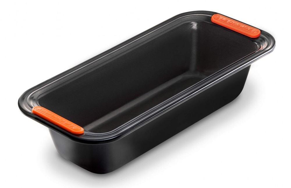 Le Creuset Kastenform 30 cm schwarze Backform mit Griffen