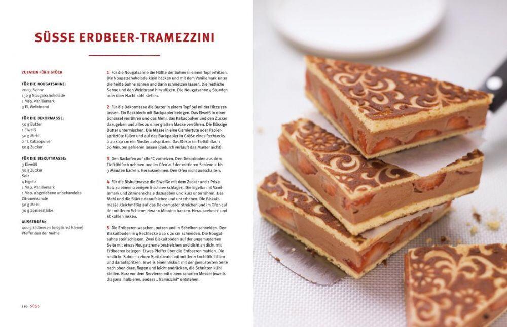 Herzhaft & süß Italienische Leckerbissen Zabert Sandmann Verlag Erdbeer-Tramezzini Rezeptseite