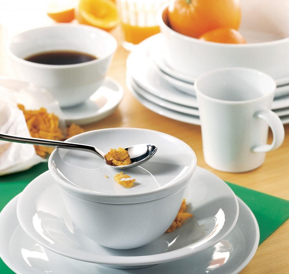 Kahla Update Kuchenteller 21,5 cm weiß mit Geschirrset