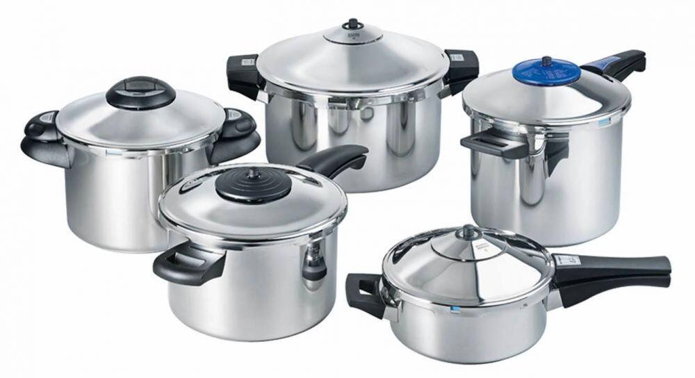 Kuhn Rikon Duromatic Inox Schnellkochtopf Set 5-teilig Edelstahl