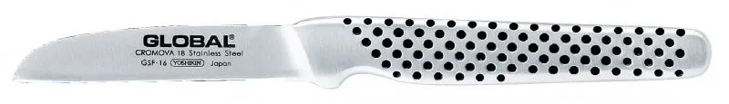 Global GSF-16 kleines Schälmesser 6 cm Edelstahl Küchenmesser mit Kullengriff
