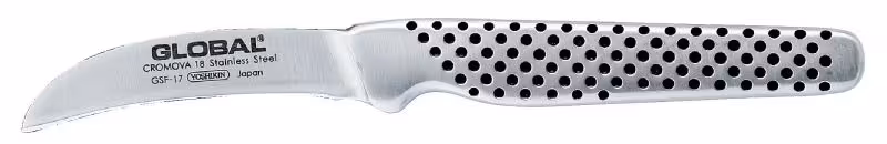 Global GSF-17 Yoshikin Schälmesser 6 cm gekrümmt Edelstahlmesser mit Klinge